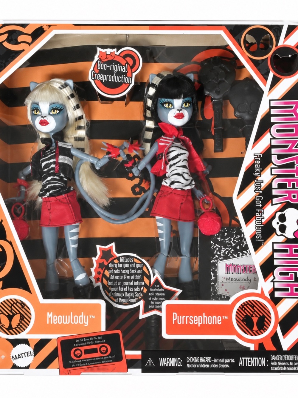 Monster high Meowlody & Purrsephone Twin Doll Set